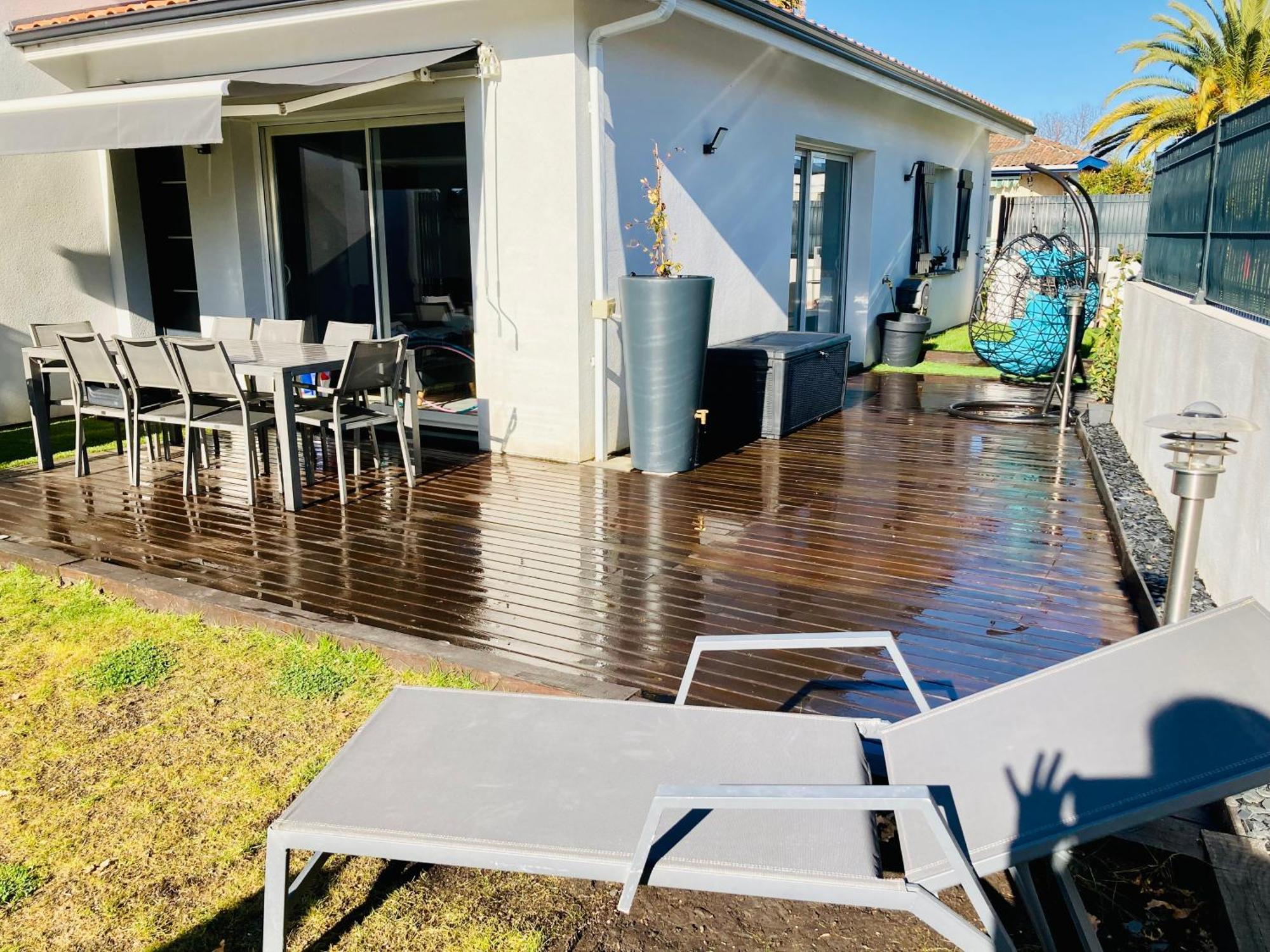Ondres : Maison Moderne Proche Plage Et Centre Ville Luaran gambar